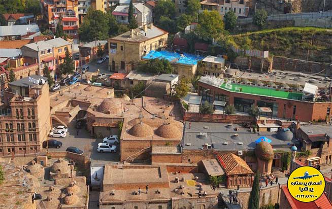 حمام های گوگردی تفلیس گرجستان